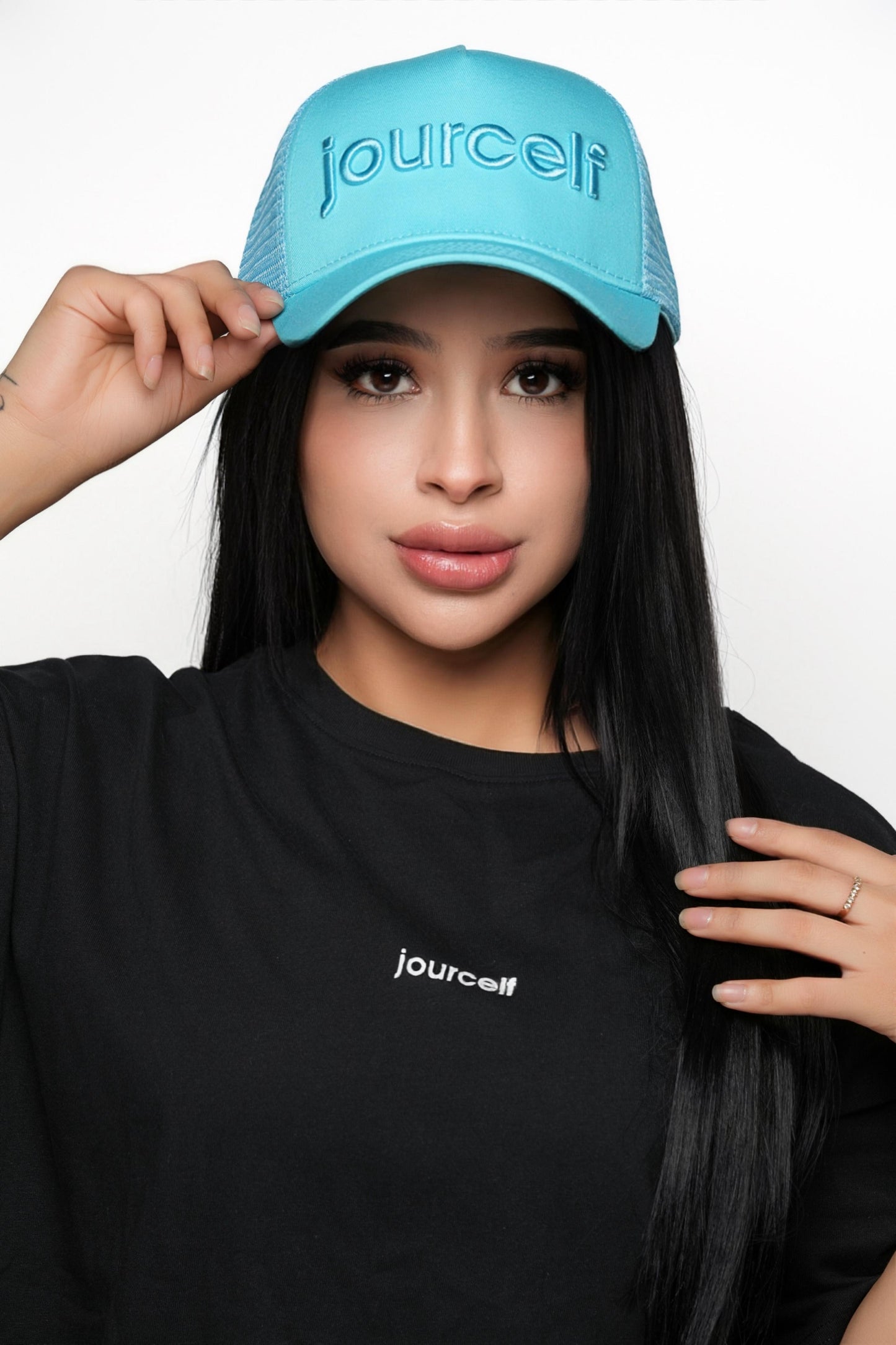 Embrace Trucker Hat - Sky Blue