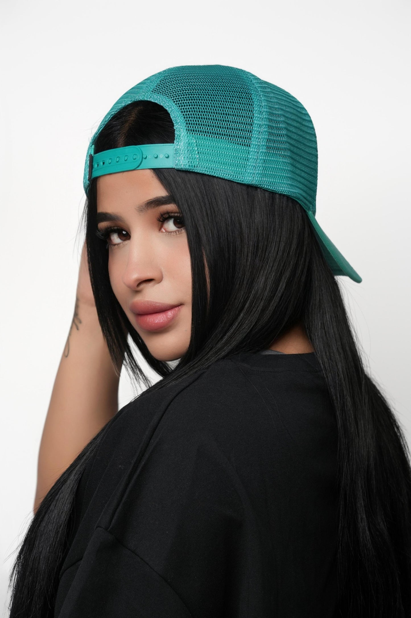 Embrace Trucker Hat - Mint/Pink