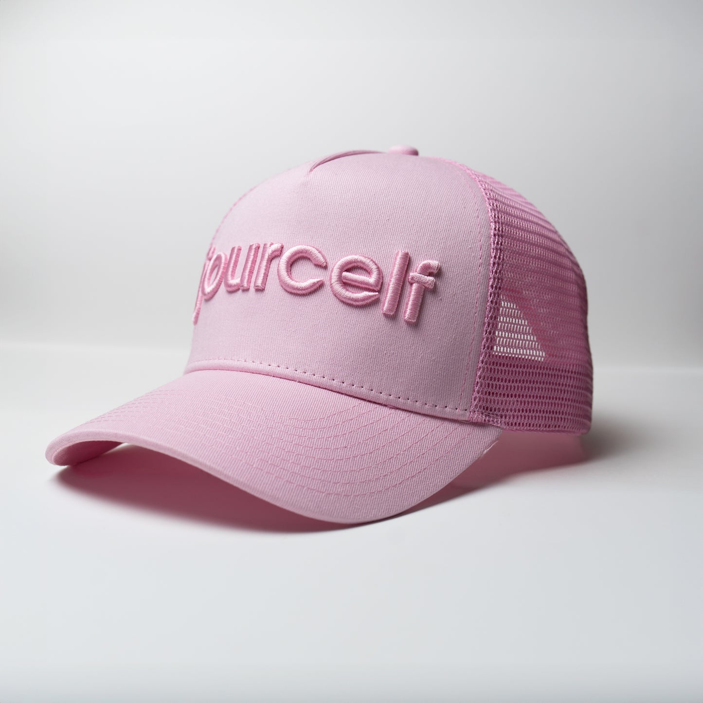 Embrace Trucker Hat - Pastel Pink